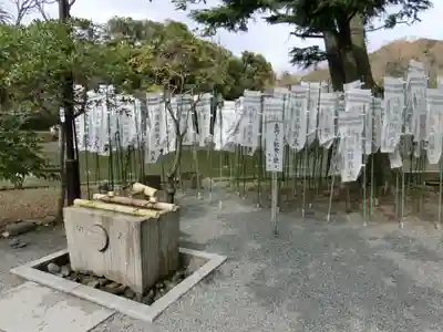 旗上弁財天社の手水舎