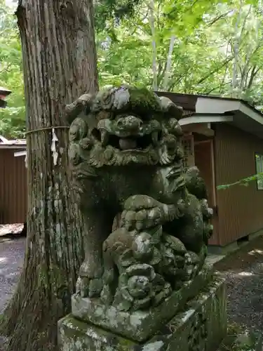 隠津島神社の狛犬