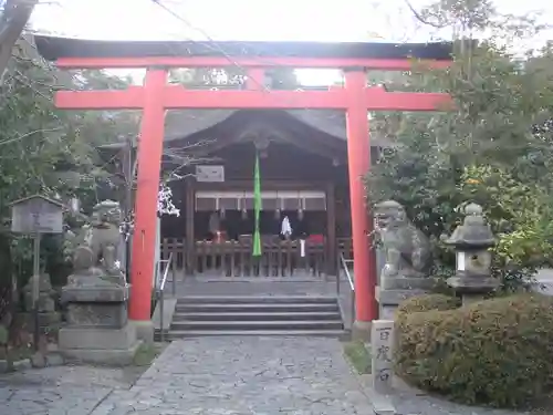 漢國神社の鳥居