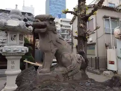 押上天祖神社の狛犬