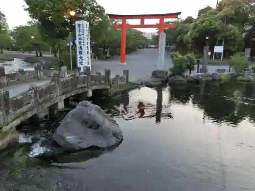 富士山本宮浅間大社の庭園