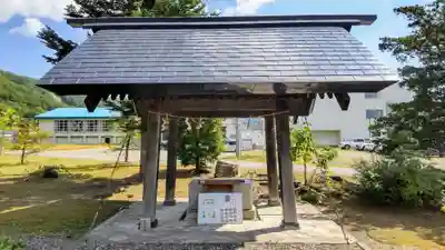 相馬妙見宮　大上川神社の手水舎