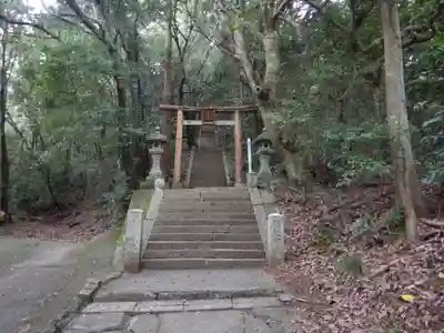 天石門別八倉比売神社の鳥居