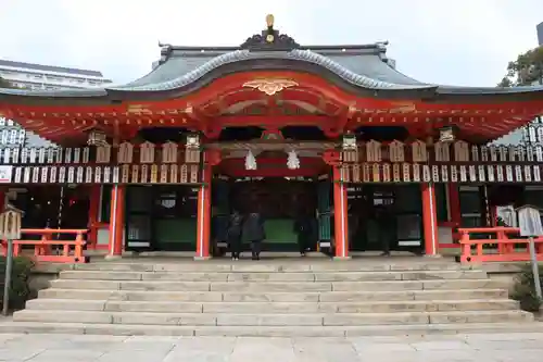 生田神社の本殿・本堂