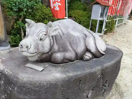 熊野社（東菱野町）の狛犬