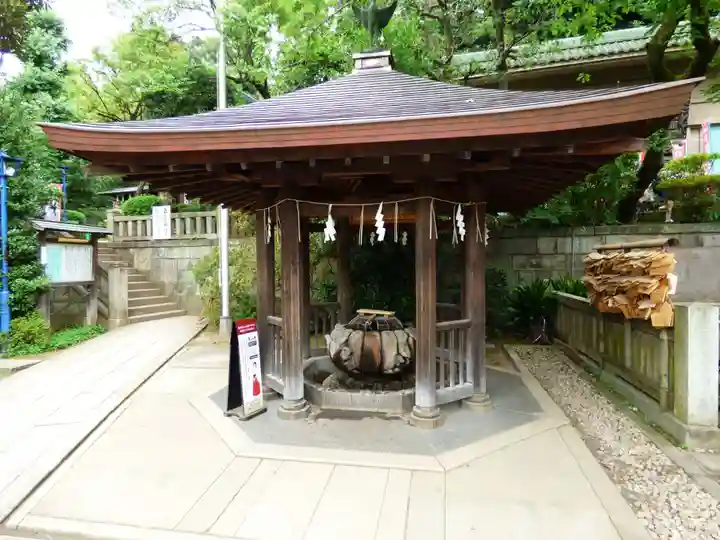 五條天神社の手水舎