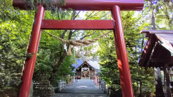 比布神社の鳥居