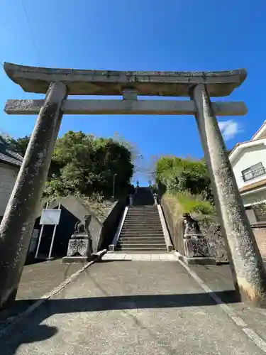 清末八幡宮の鳥居