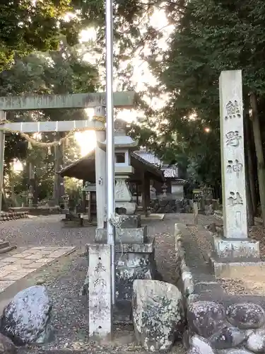 熊野社（塔野地）の鳥居