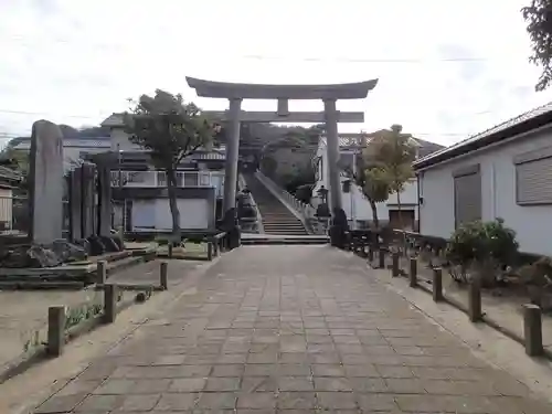 川口神社の鳥居