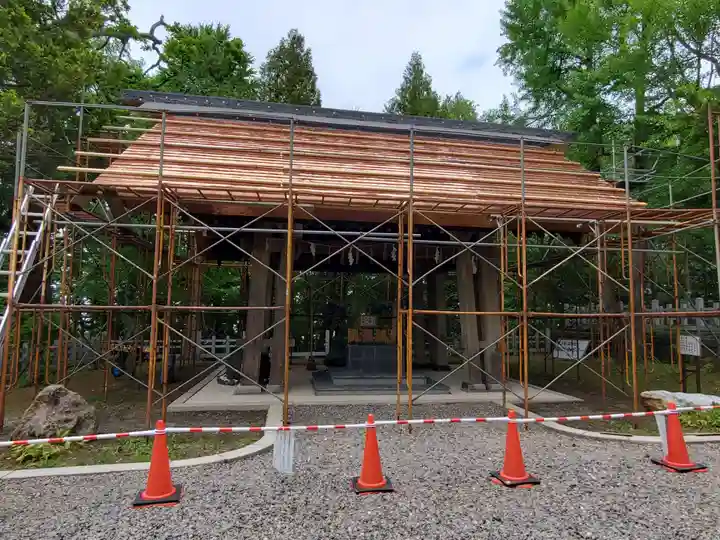 上川神社の手水舎