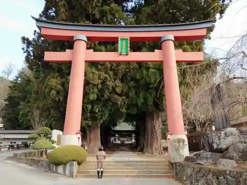 河口浅間神社の鳥居