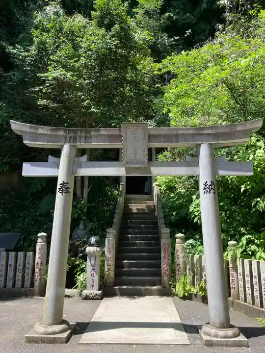 薬王院福徳弁財天洞の鳥居