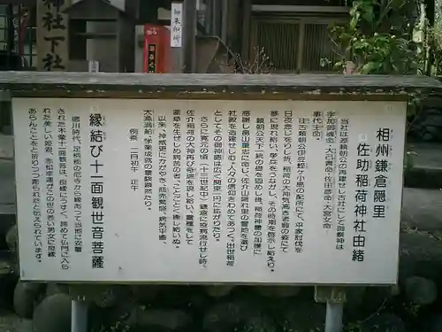 佐助稲荷神社の歴史