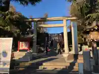 中野沼袋氷川神社の鳥居