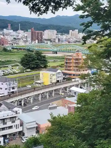 男浅間神社の周辺