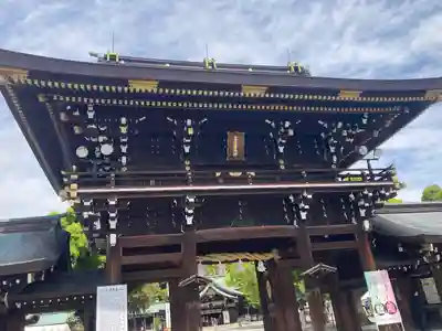 真清田神社の山門・神門