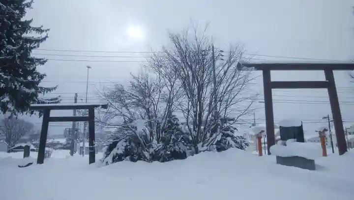 下川神社の鳥居