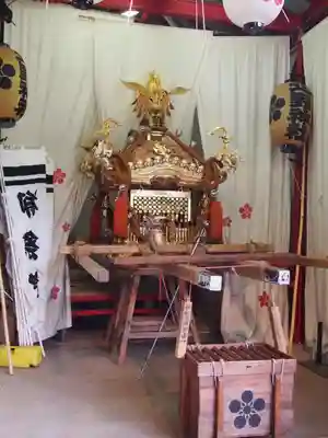 新井天神北野神社のお祭り