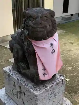 河北大神社の狛犬