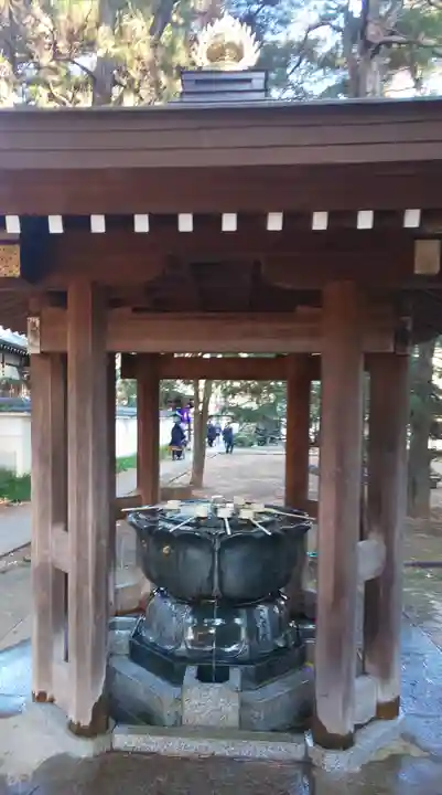 三寳寺の手水舎
