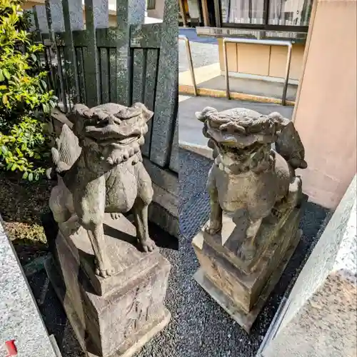 白金氷川神社の狛犬