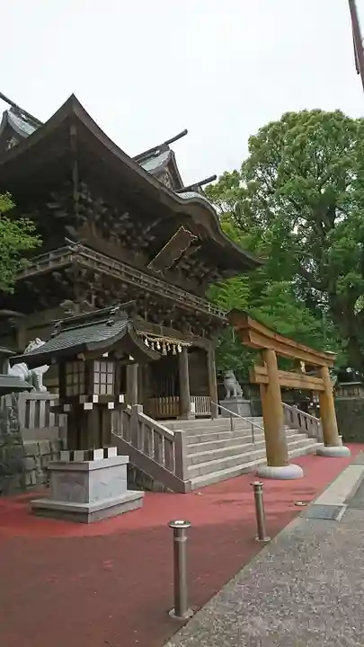 健軍神社の山門・神門