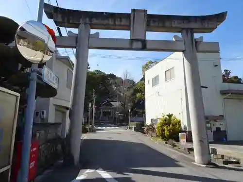 公智神社の鳥居