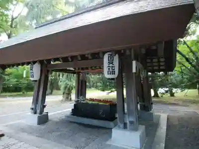 帯廣神社の手水舎