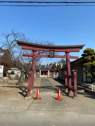 古尾谷八幡神社の鳥居