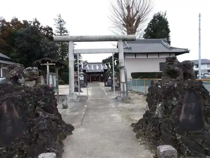 内牧鷲香取神社の鳥居