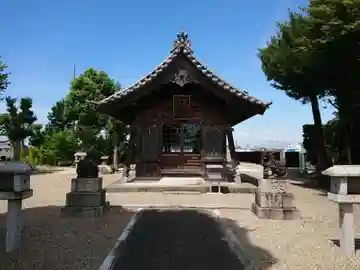 神明社・八幡社合殿(白浜町)の本殿・本堂