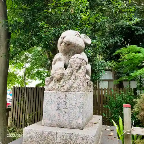 調神社の狛犬