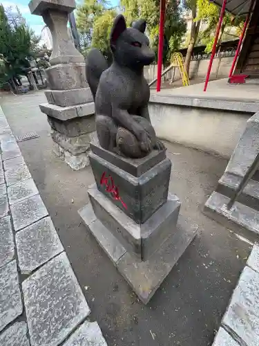船堀稲荷神社の狛犬