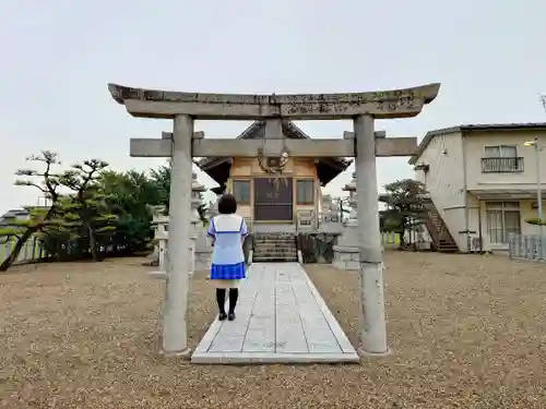 縣社の鳥居