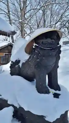 札幌諏訪神社の狛犬