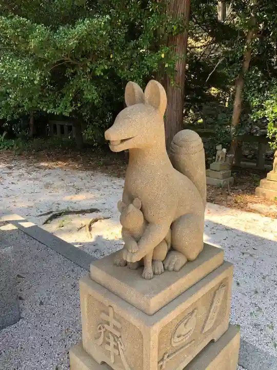 松江神社の狛犬