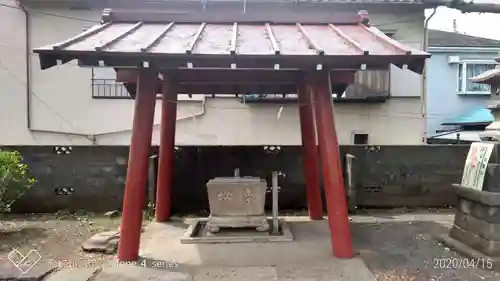 永福稲荷神社の手水舎