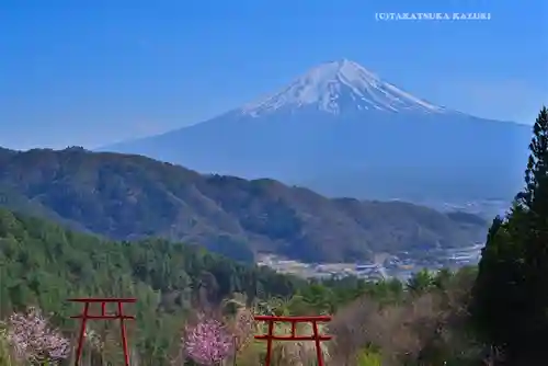富士山遙拝所（天空の鳥居）(山梨県)