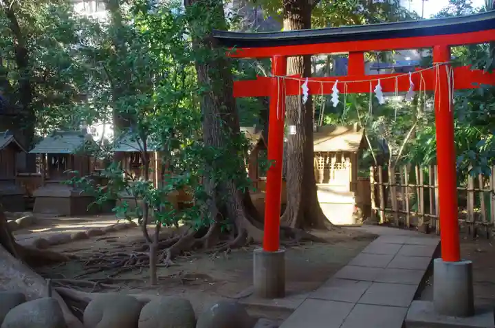 ときわ台天祖神社の鳥居