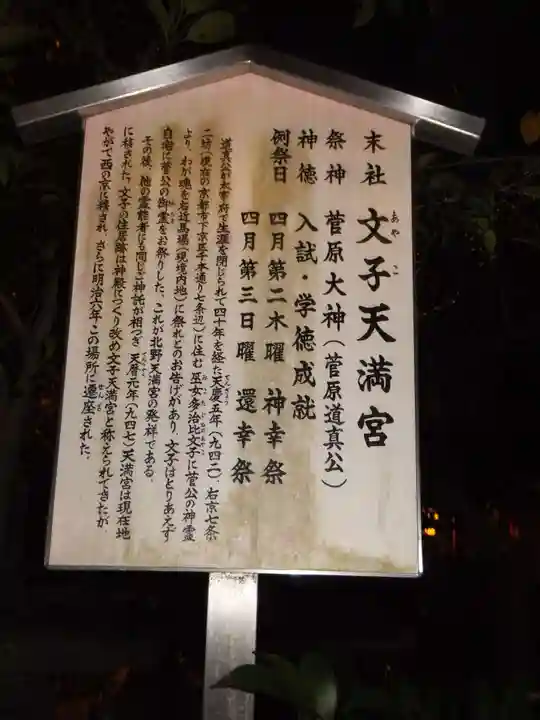 北野天満宮の歴史