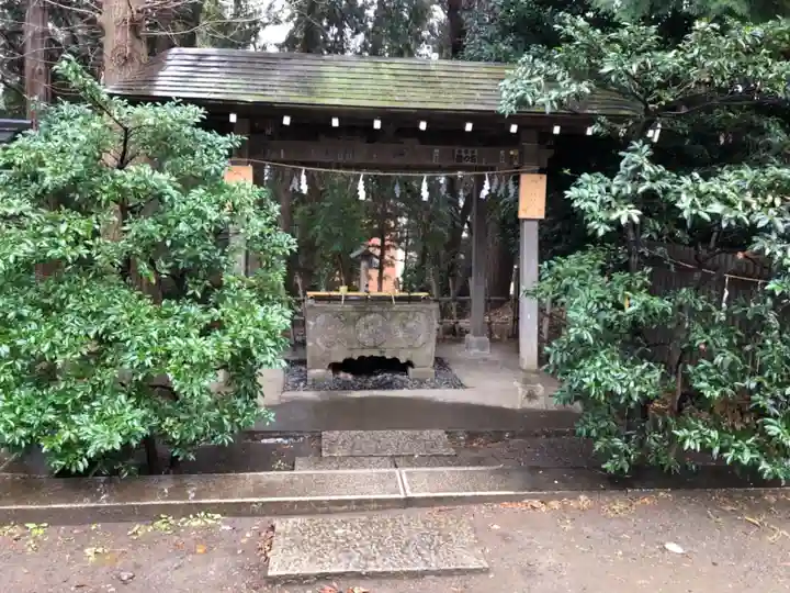 二宮神社の手水舎