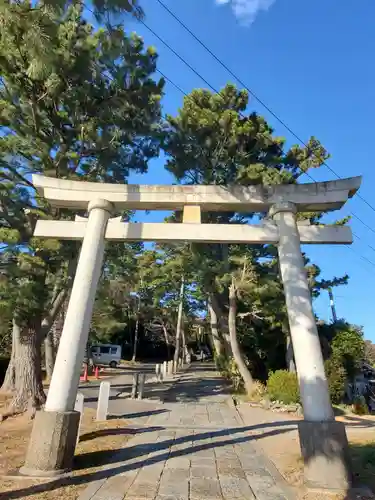 幡頭神社の鳥居