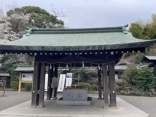 大宮八幡宮の手水