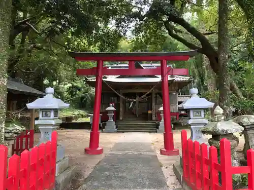 宮浦神社の鳥居