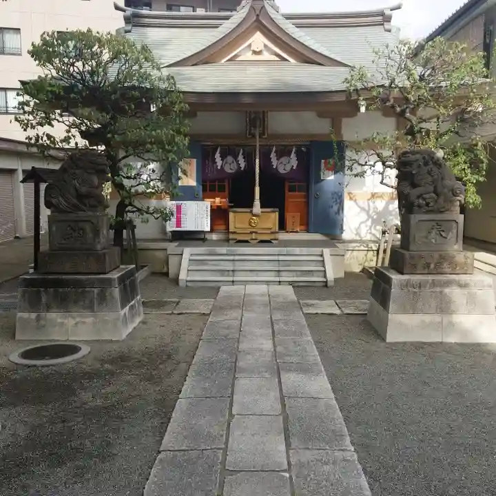 穏田神社の本殿・本堂