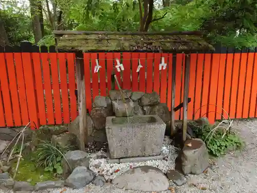 賀茂御祖神社（下鴨神社）の手水舎