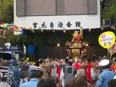 驚神社のお祭り