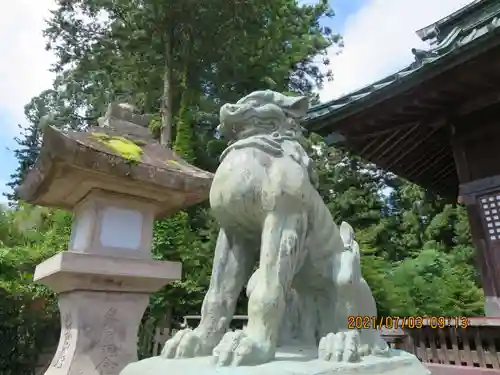 神炊館神社 ⁂奥州須賀川総鎮守⁂の狛犬