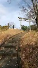 男浅間神社の鳥居